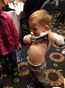 Speaking of bellies, check this baby out!