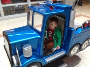 Henry choosing his future ride.