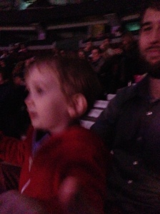 kind of blurry since Henry was dancing and clapping