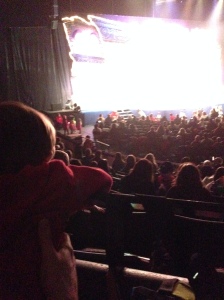 mesmerized by the show.